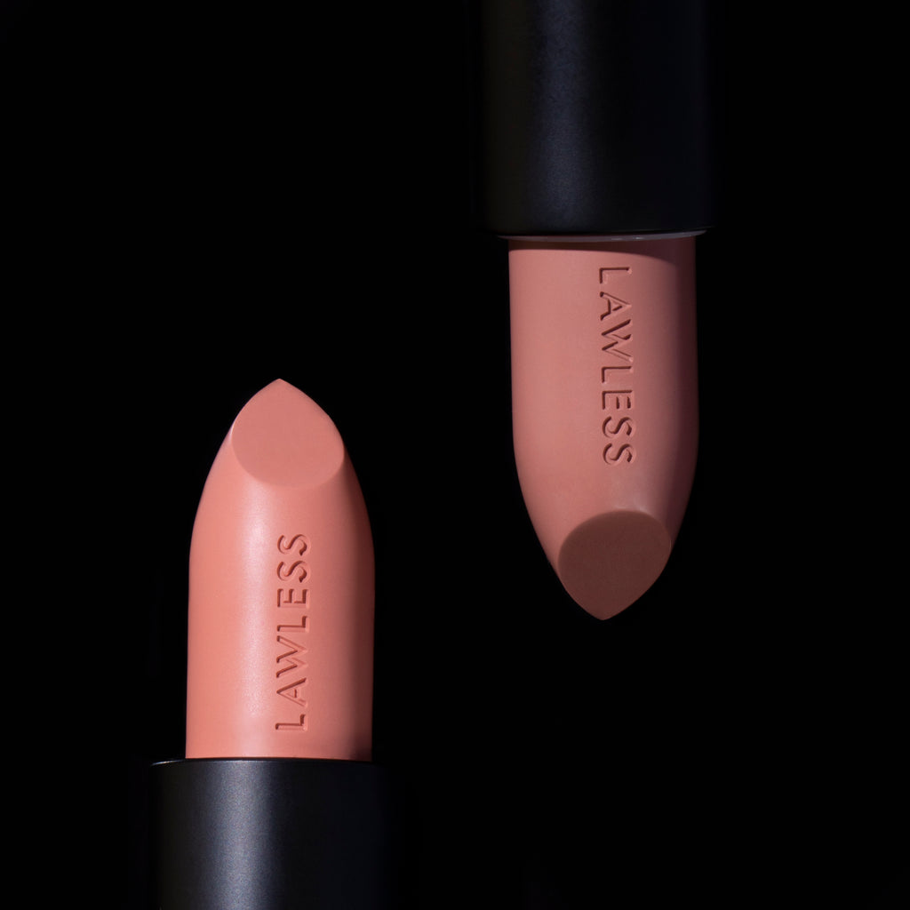 LAWLESS Beauty's New Lipstick Collection Features The Brand's First Bullet Formula In 8 Very Wearable Nude Shades