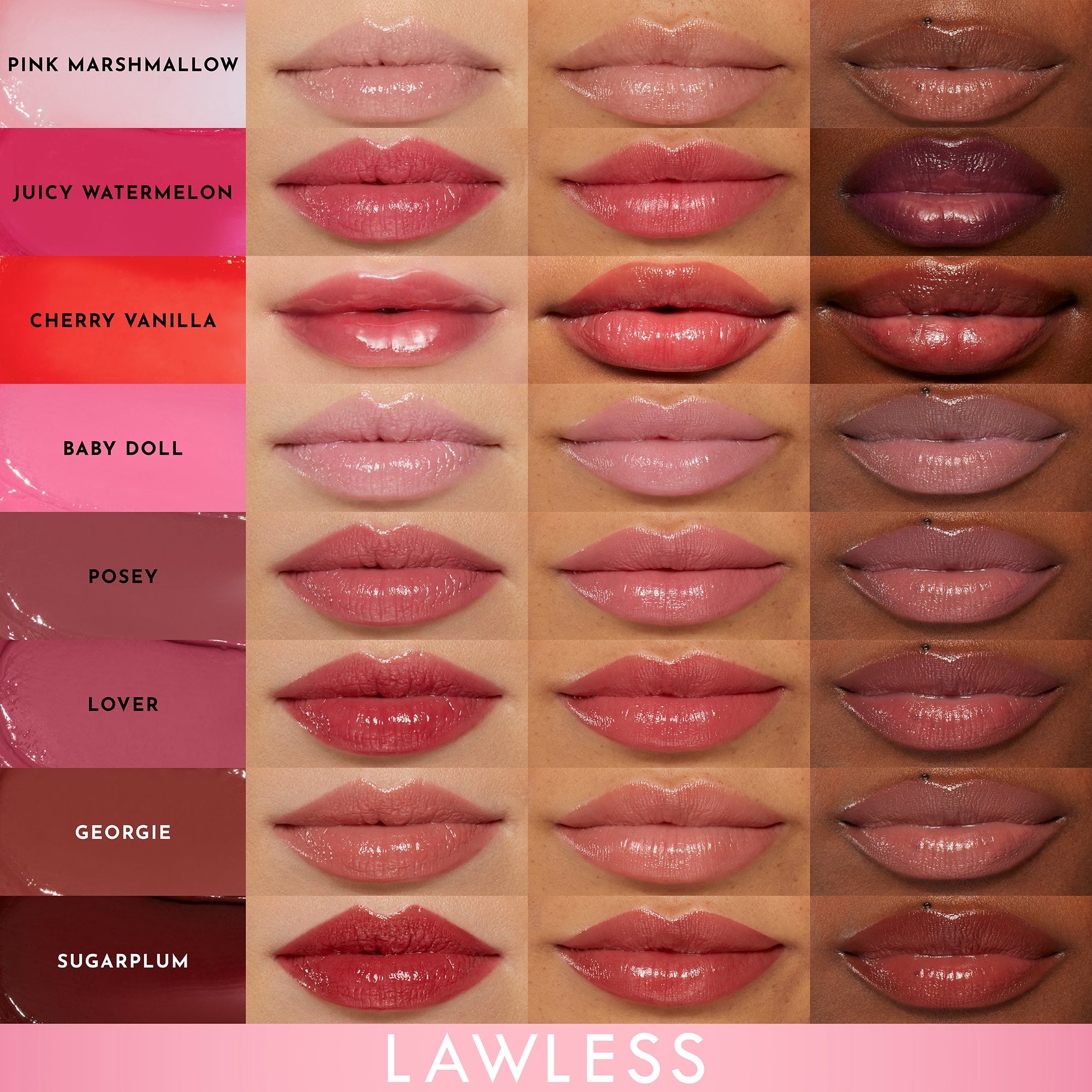 LAWLESS Forget the Filler Lip-Plumping Line-Smoothing high quality Tinted Lip Balm