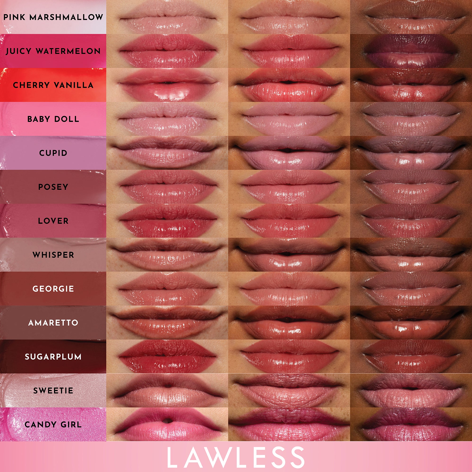 3er Set Pflegender Lip Gloss – Wasserfester Lip Plumper Mit Glanzeffekt, Feuchtigkeitsspendend