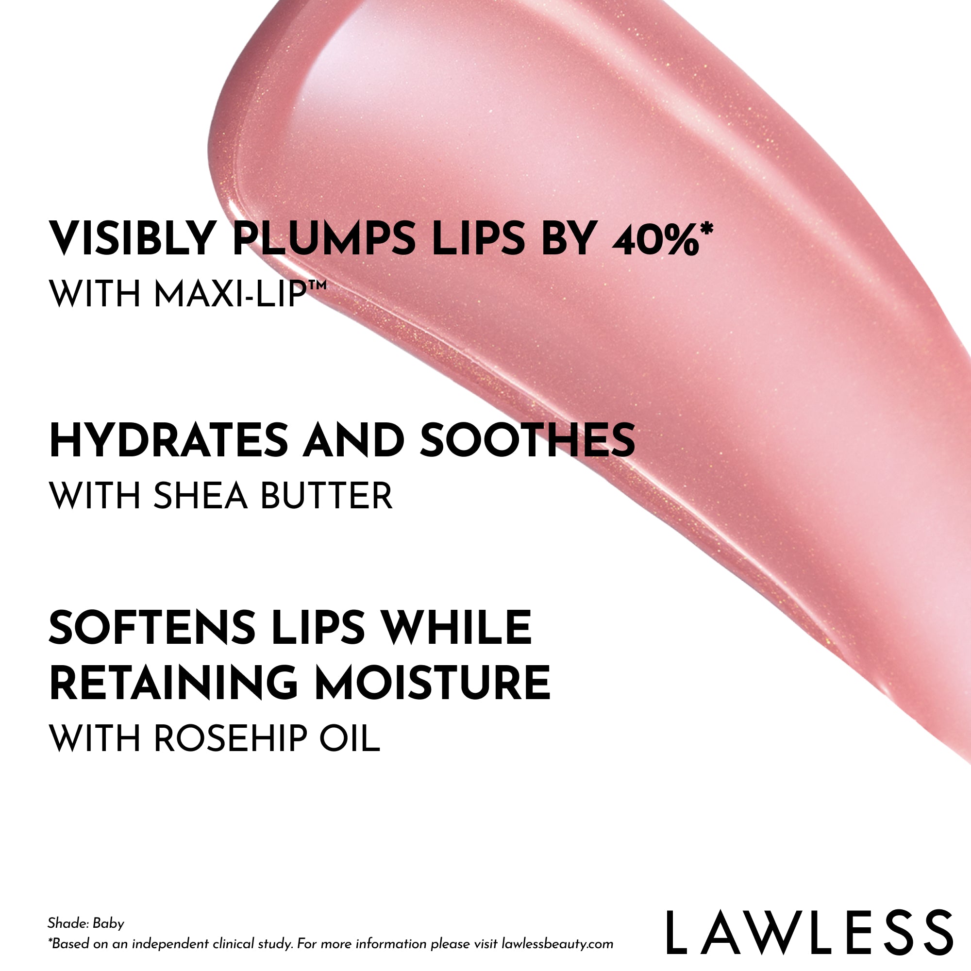 Forget The Filler Lip Plumping Line Smoothing Gloss | LAWLESS Beauty