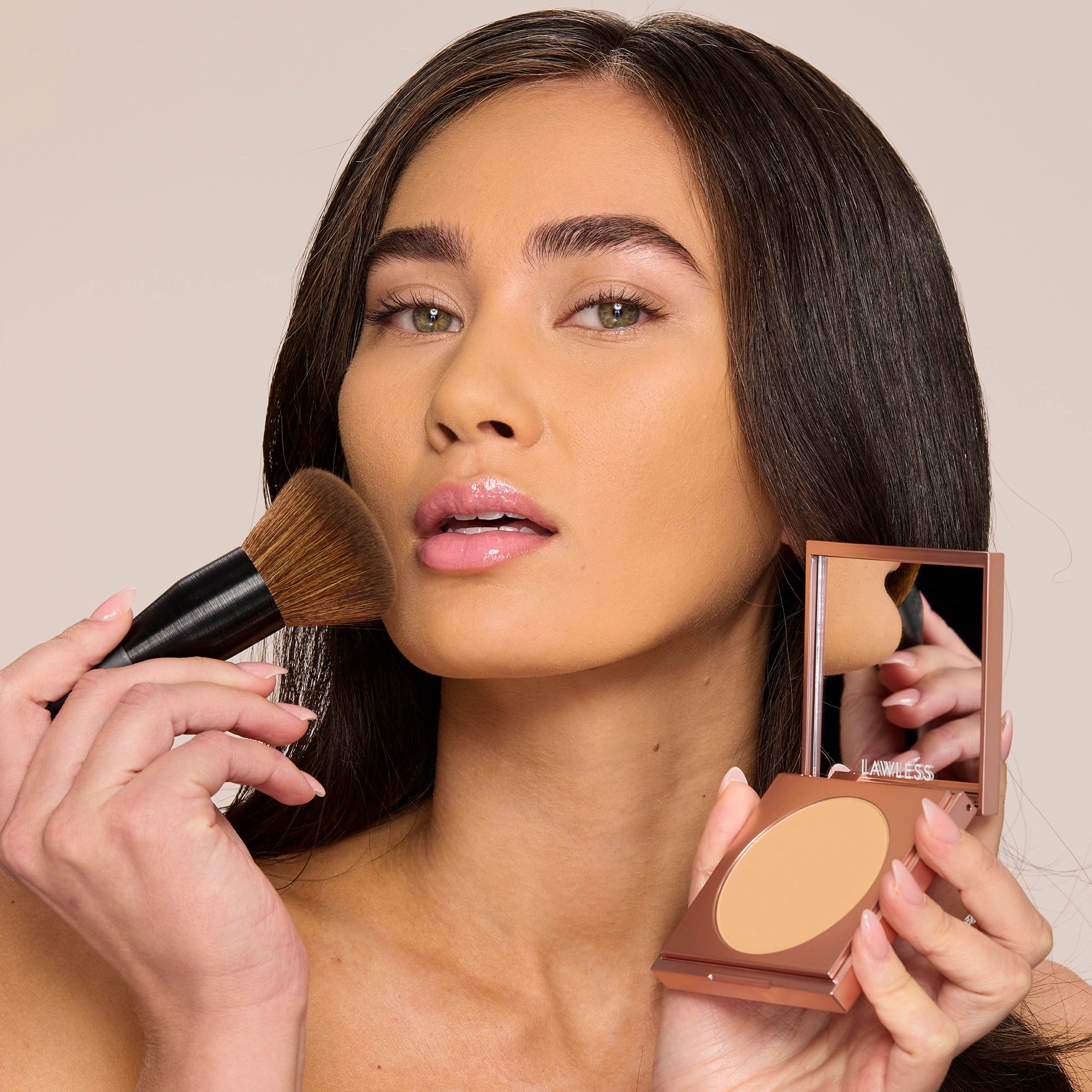Powder Medium Perfecting Powder Talc-Free, Skin-Smoothing Powder | Lawless Beauty